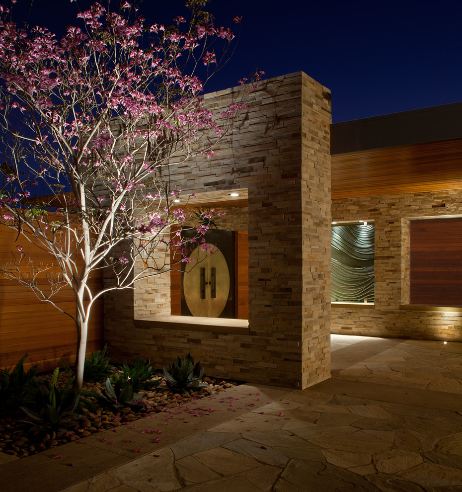 Inspiration for a contemporary entrance in San Diego.
