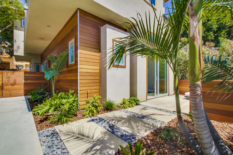 This is an example of a modern entrance in San Diego.