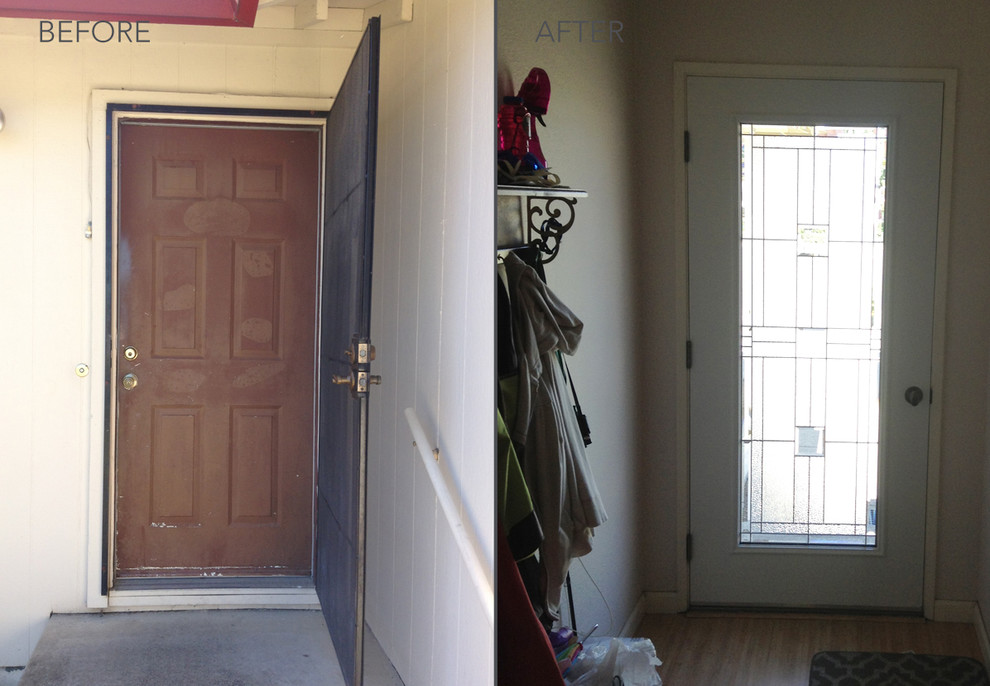Before and After Transformations Craftsman Entry Orange County