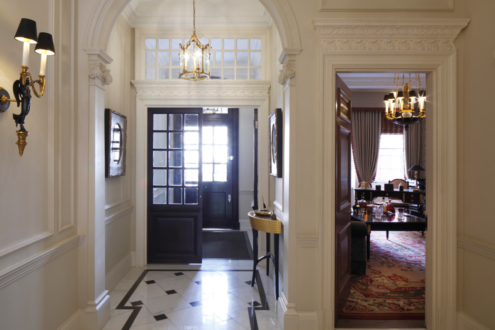 Inspiration for a victorian entryway remodel in London