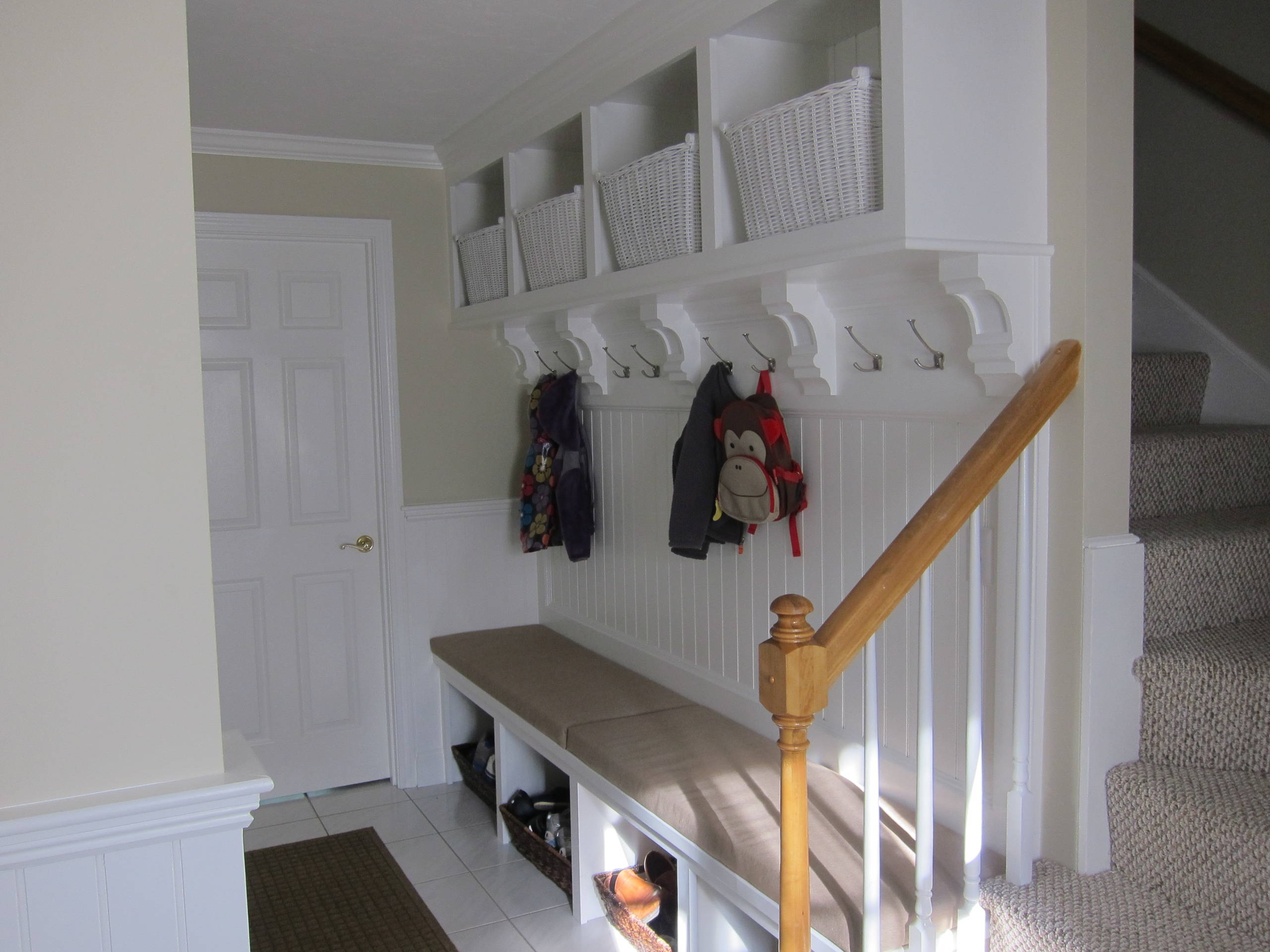 Bench Seats Lockers Cubbies Mudroom Traditional Entry Boston By Custom Home Finish Houzz