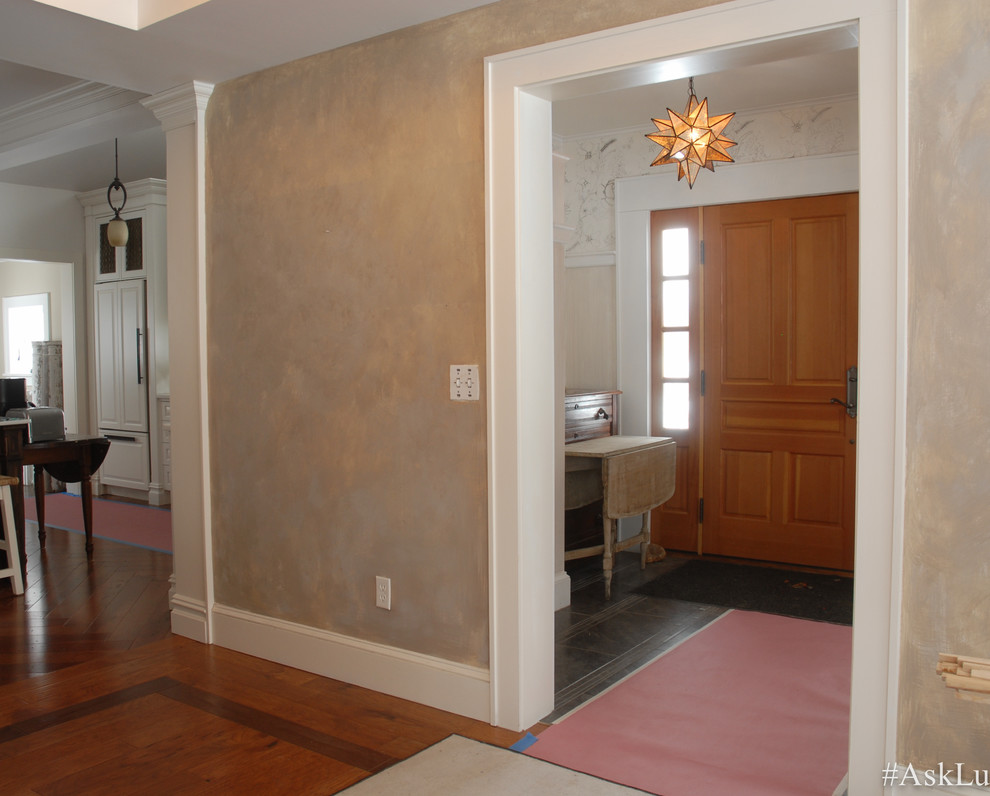 Black Jack Wainscotting Traditional Entry New York by Lucianna