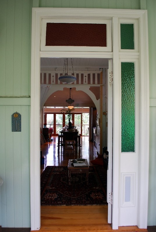 Photo of a contemporary entrance in Brisbane.