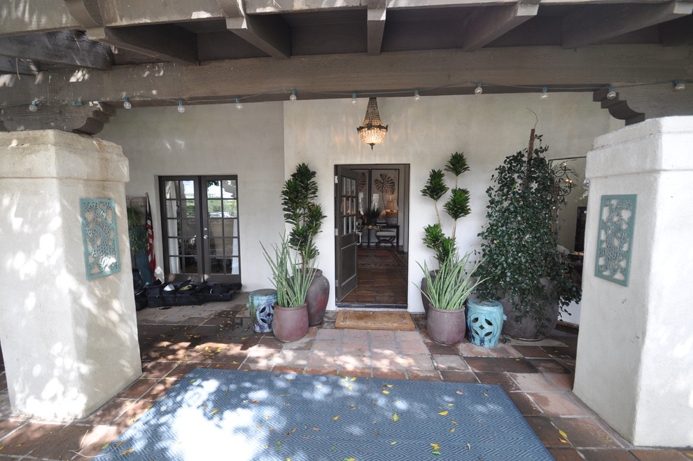 This is an example of a bohemian entrance in Phoenix.