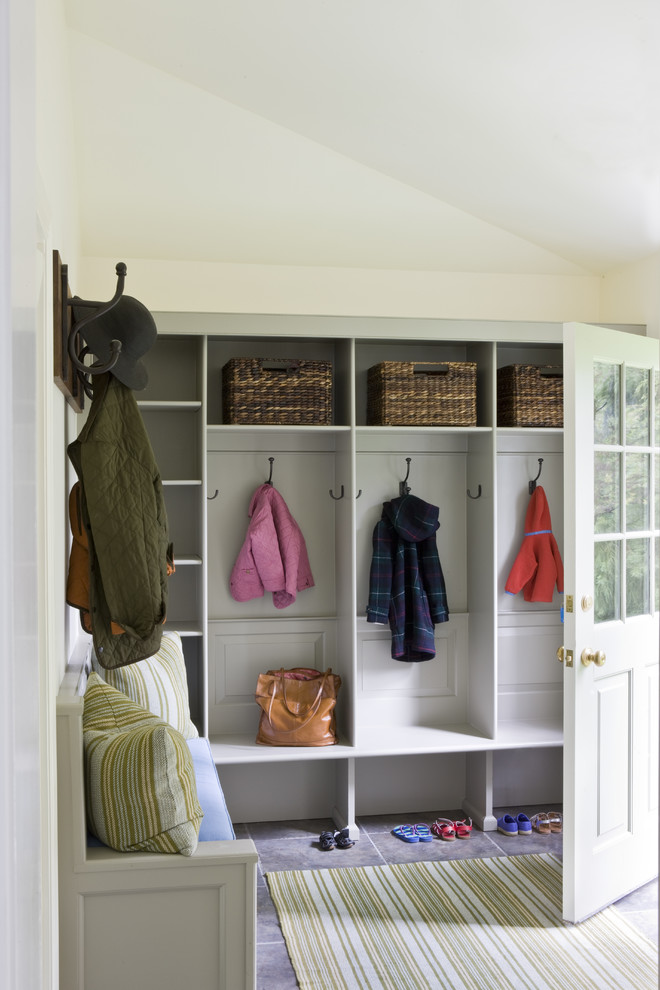 Inspiration for a timeless mudroom remodel in DC Metro