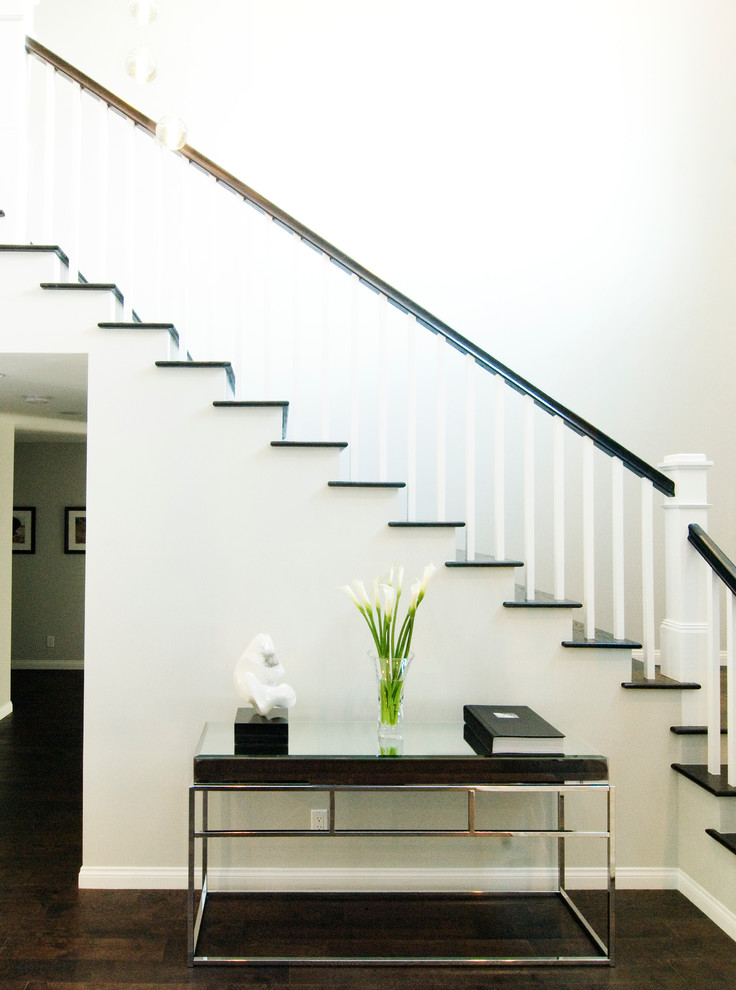 Inspiration for a modern entryway remodel in San Diego