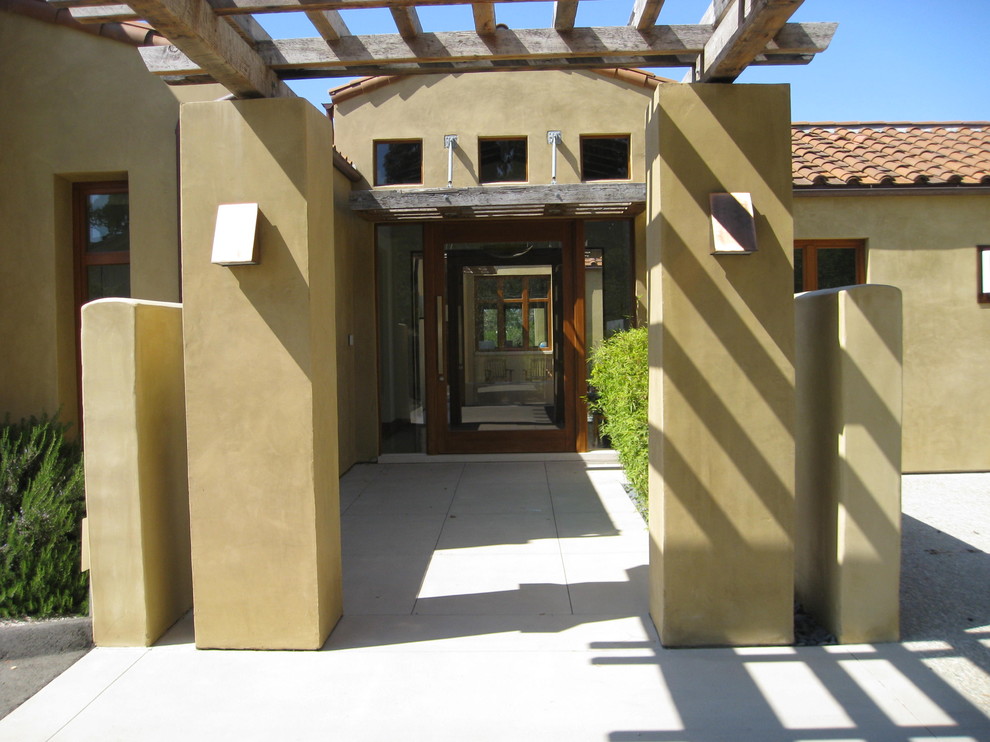 Entryway - contemporary entryway idea in San Diego