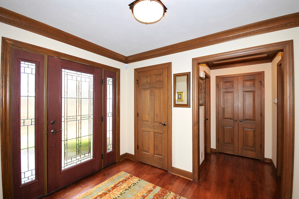 Inspiration for a timeless entryway remodel in Indianapolis