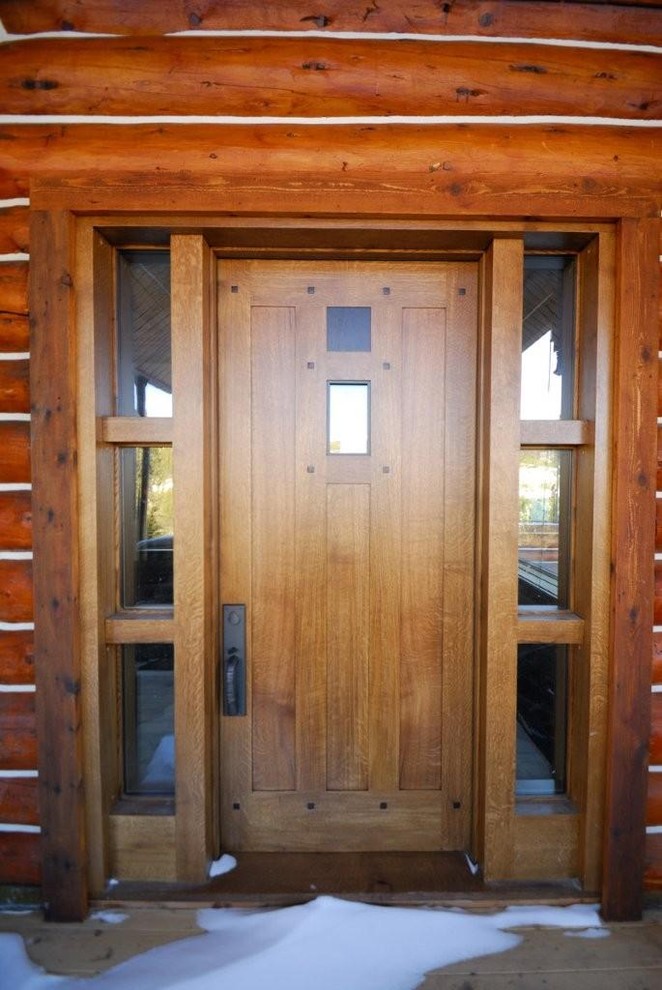 This is an example of a rustic entrance in Other.
