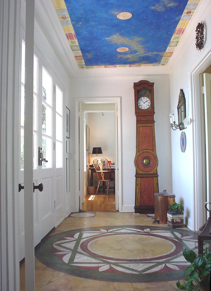 This is an example of an eclectic vestibule in Other.