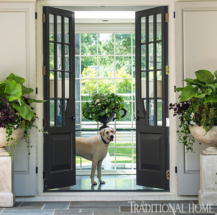 Transitional entryway photo in Charleston