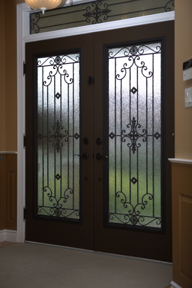 Classic Style Wrought Iron Door Inserts Entry Toronto By Lusso Design Entry Doors And Door 9207