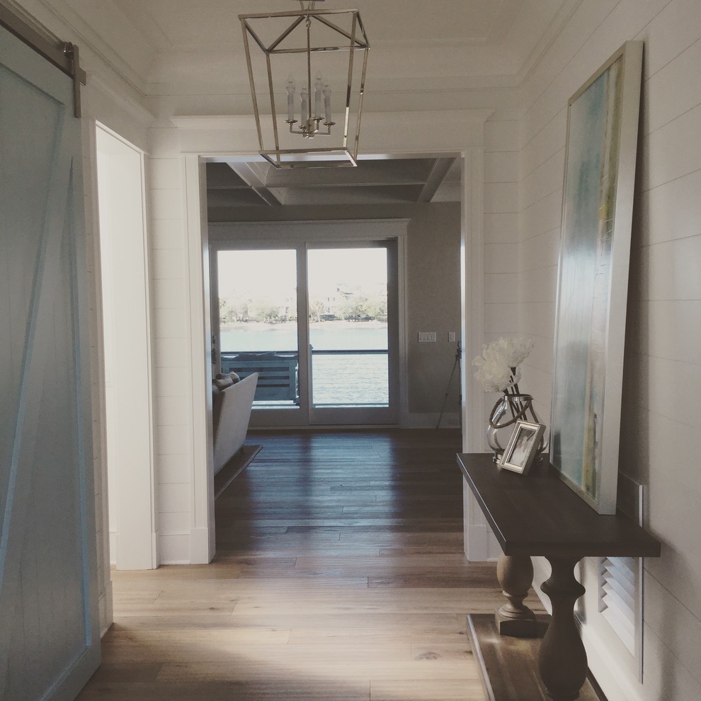 Coastal Foyer Beach Style Entry Charleston by The Guest House Studio, ASID Houzz