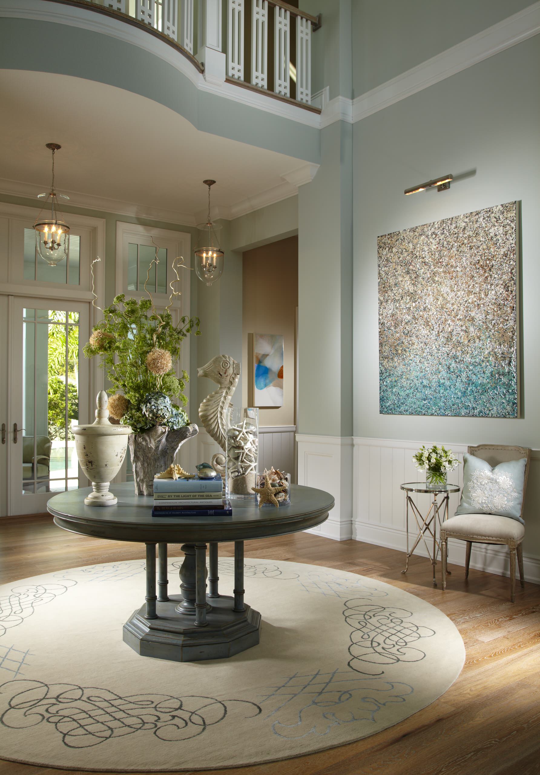 Coastal Living Davis Island Interior Design Tropical Entry Tampa By Studio M Interior Design Houzz