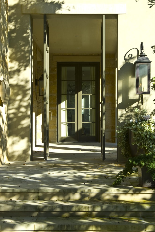 Colgate Residence Transitional Entry Dallas by SHM Architects