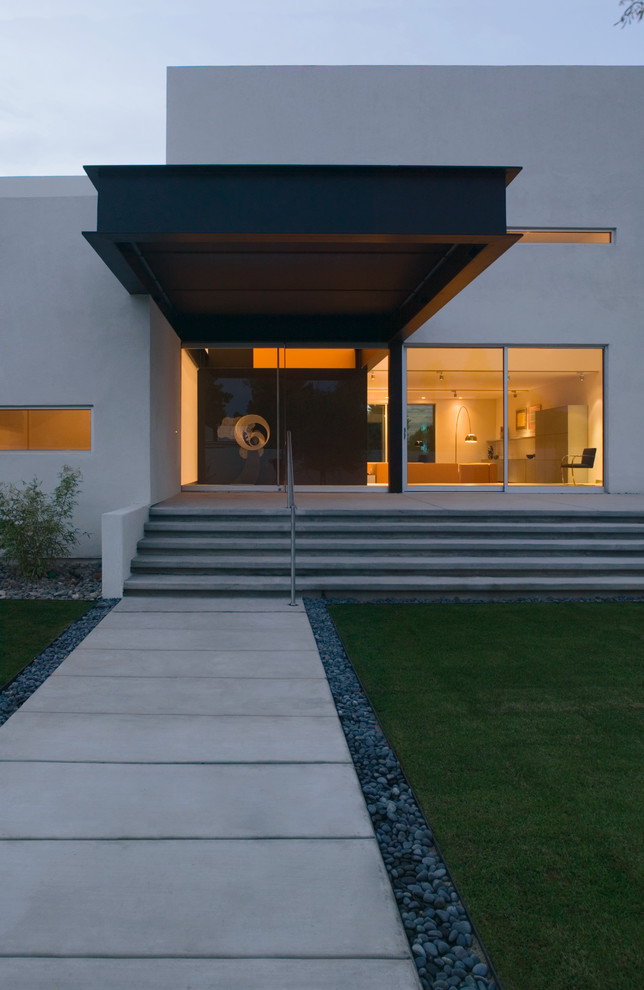 Example of a large trendy entryway design in Phoenix