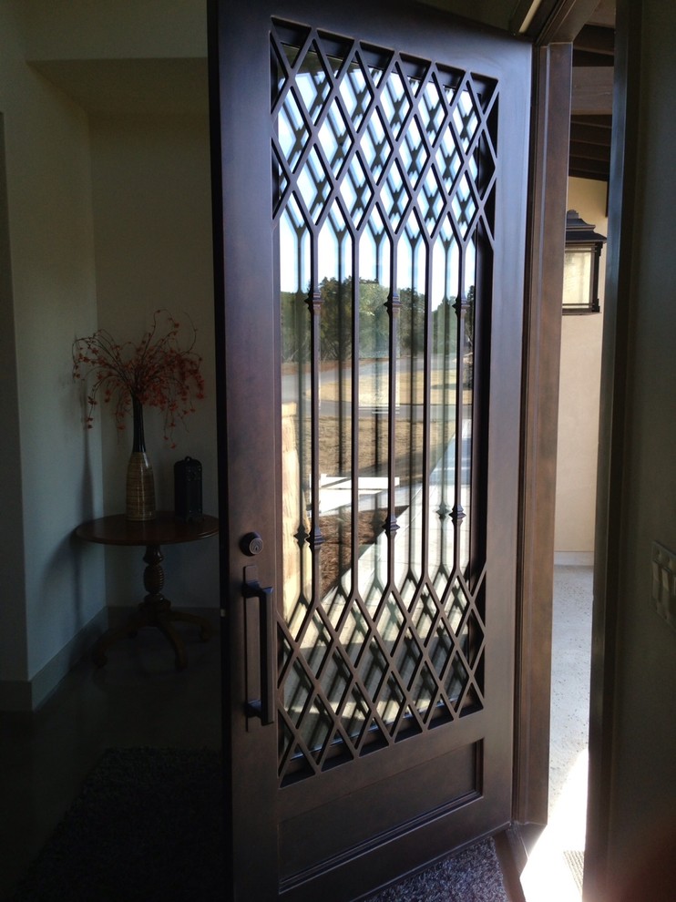 Inspiration for a contemporary entrance in Austin.