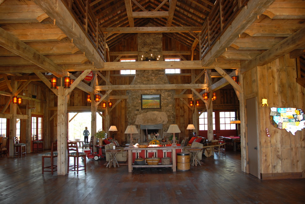 Converted Dairy Barn Farmhouse Entry Cincinnati by Beck