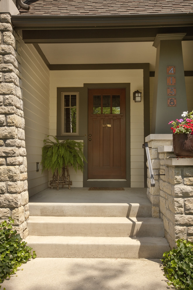 Craftsman Home Craftsman Entry Columbus by Melaragno Design