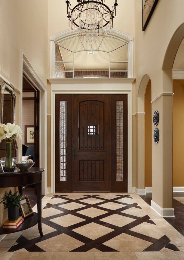 Inspiration for a timeless entryway remodel in Detroit