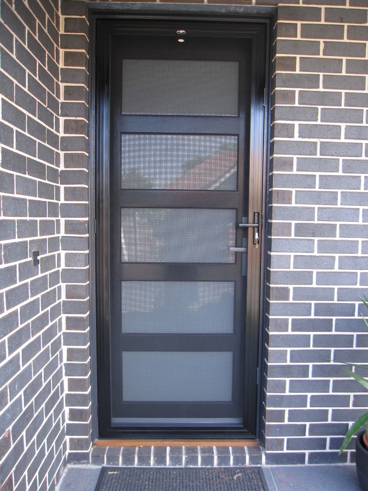 CRIMSAFE SECURITY DOORS Modern Entry Melbourne by MSD Melbourne