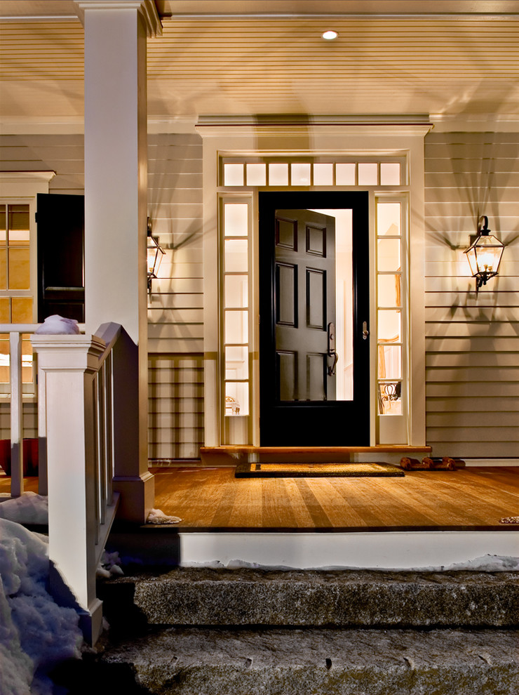 Farmhouse entrance in New York.