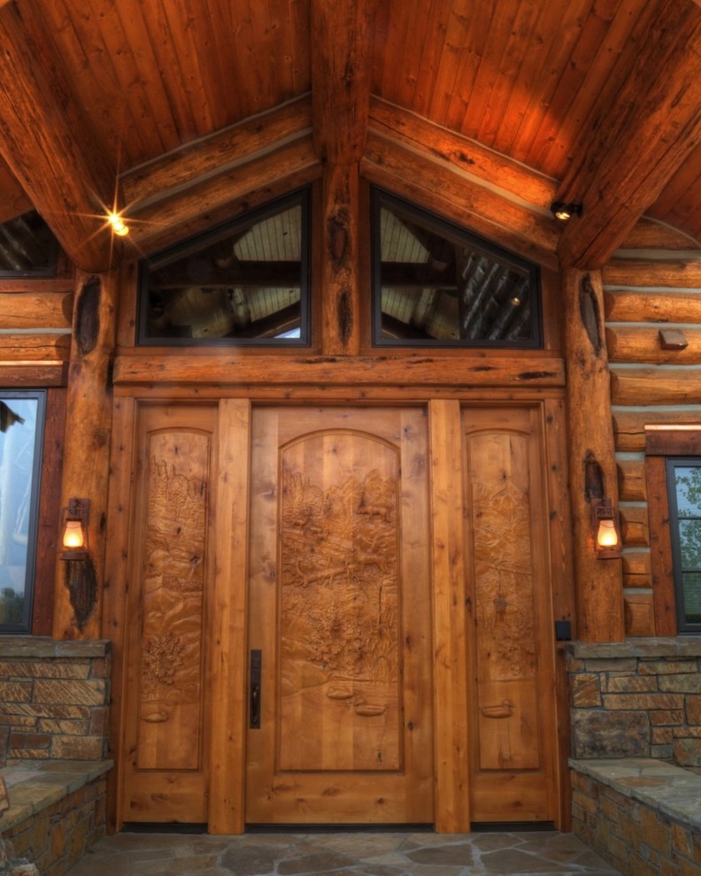 This is an example of a rustic entrance in Other.