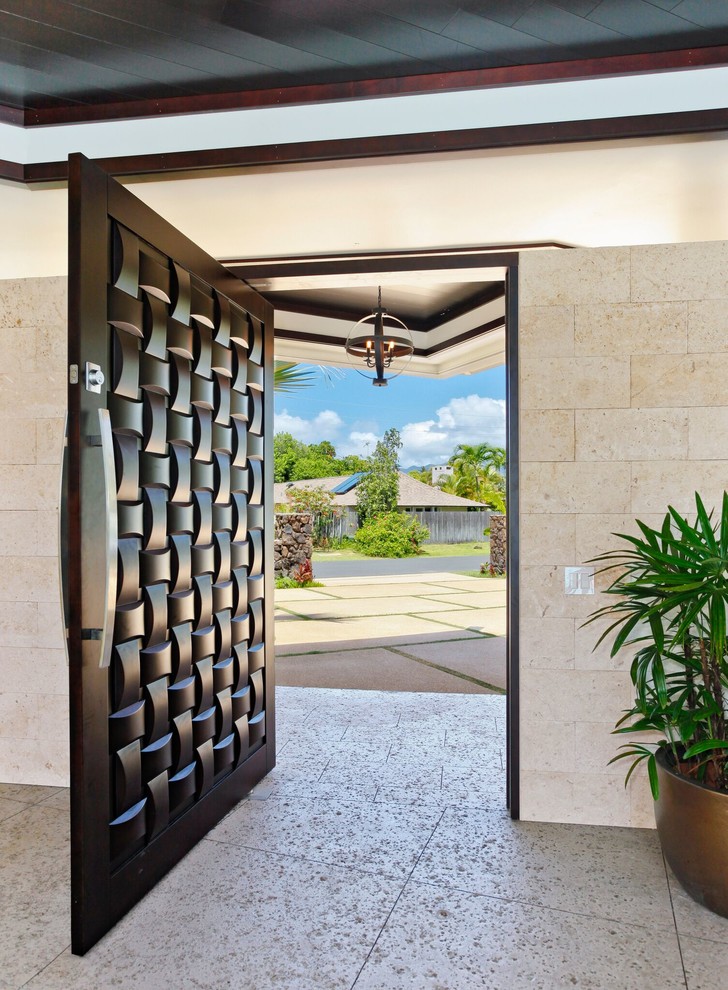 Custom Front Door Modern Entry Hawaii by Pacific Craftworks Houzz