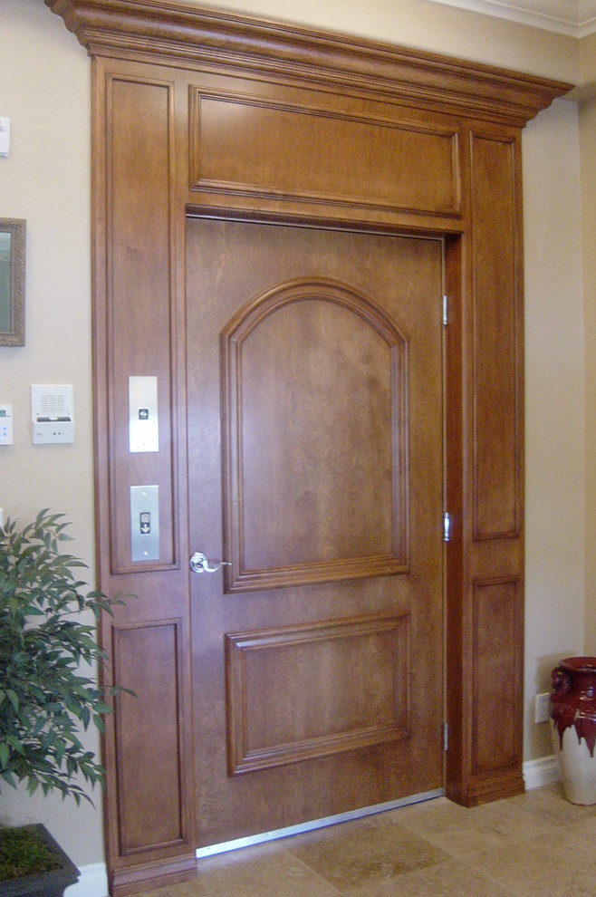 Custom Front Entry Elevator Door Traditional Entry Las Vegas