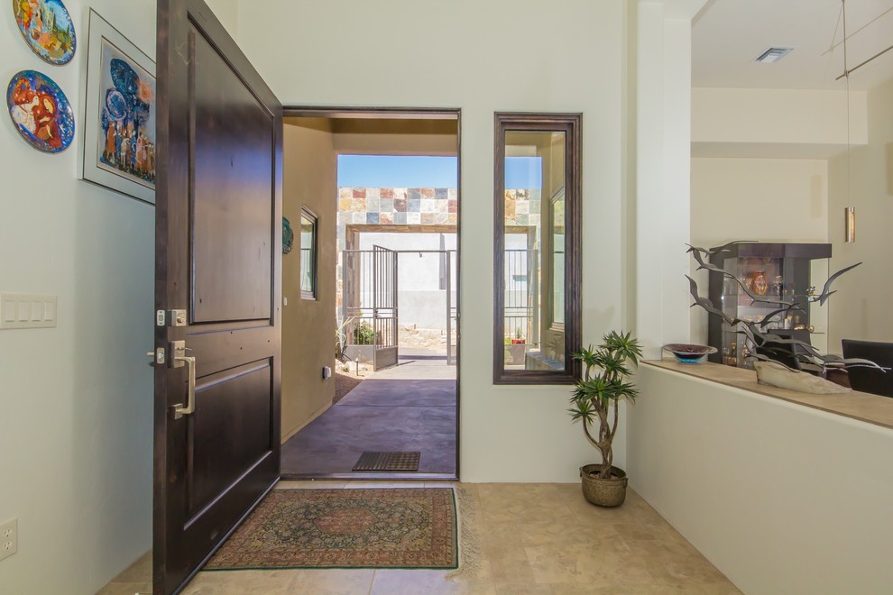 Custom Vistoso Pointe Residence Contemporary Entry Phoenix by Copper Canyon Residential