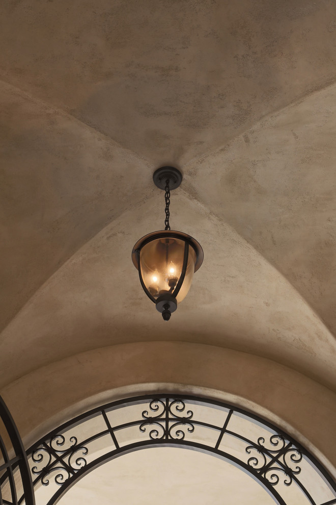 Inspiration for a mediterranean entryway remodel in Orange County