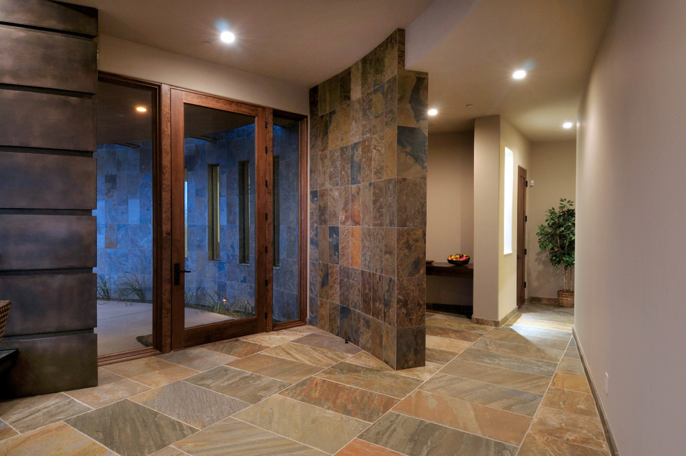 Inspiration for a southwestern entryway remodel in Phoenix