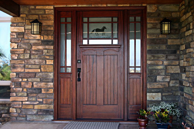 Designer Series Custom Door in Houston, TX - Rustic - Entrance ...