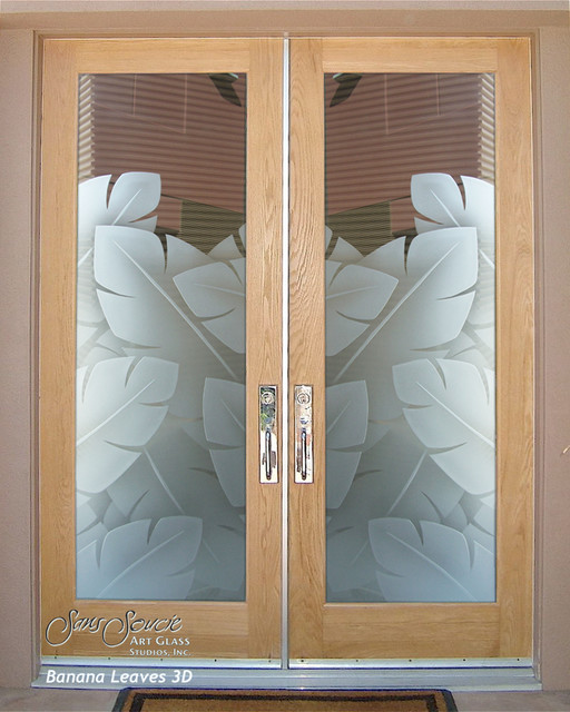 Double Entry Doors Glass Front, Wooden Double Front Doors With Glass