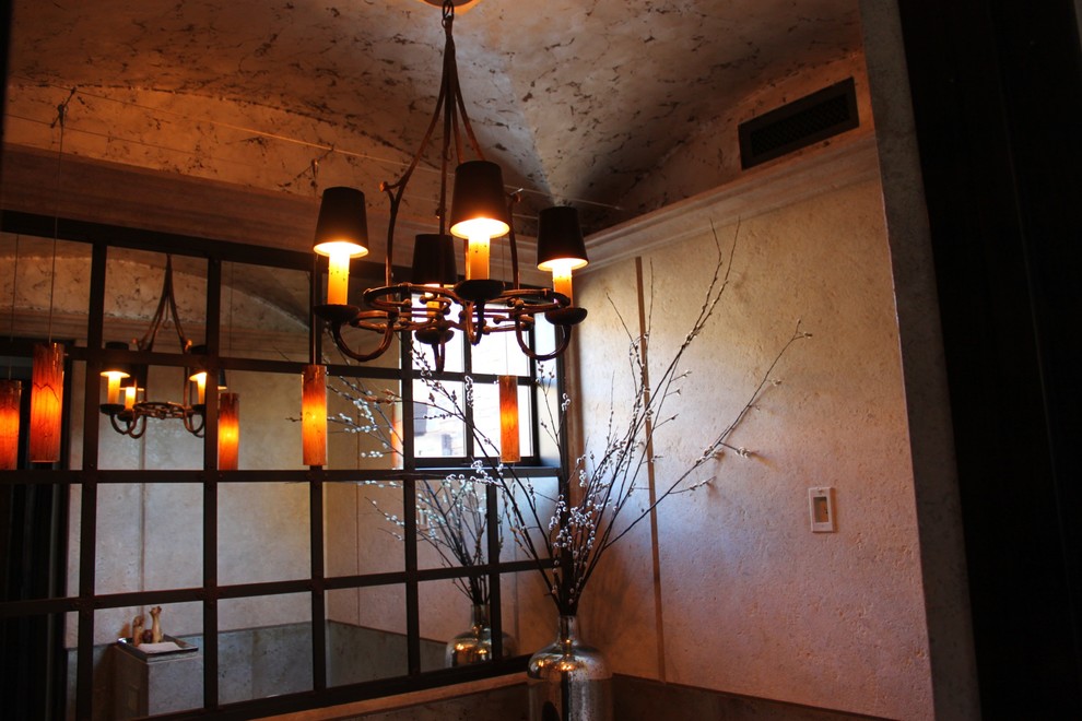 Dramatic Old World Powder Room - Traditional - Entry - Phoenix - by ...
