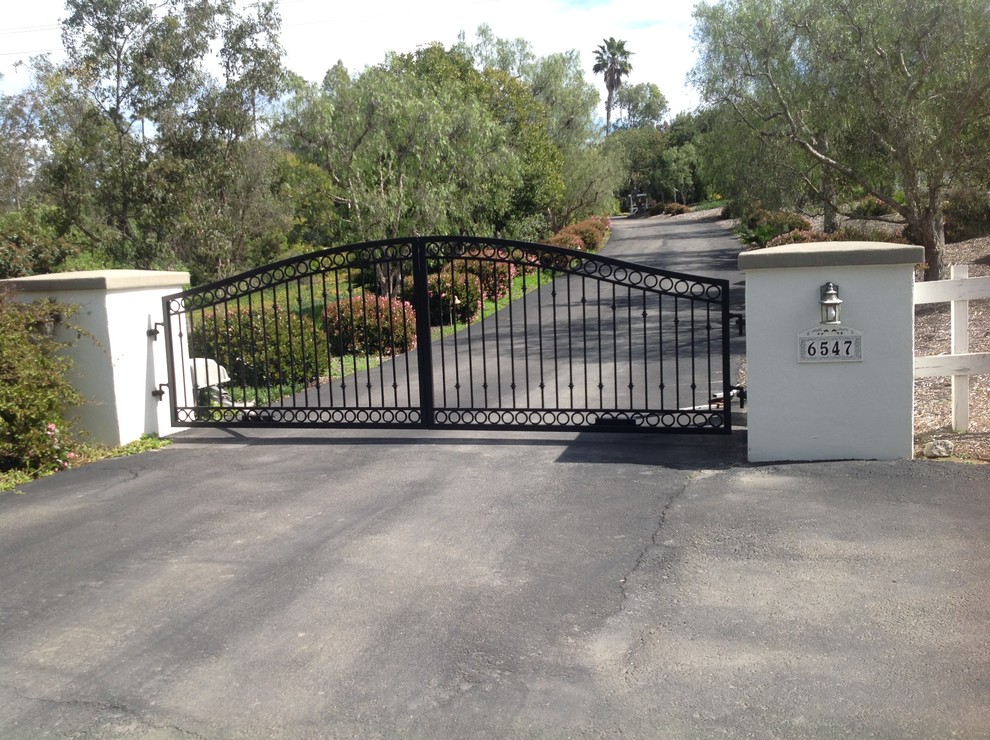 Driveway gate / wrought iron gates Craftsman Entry San Diego by