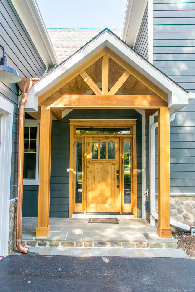 Dunn Loring, VA. James Hardie Siding and Full Home Remodel (Before and