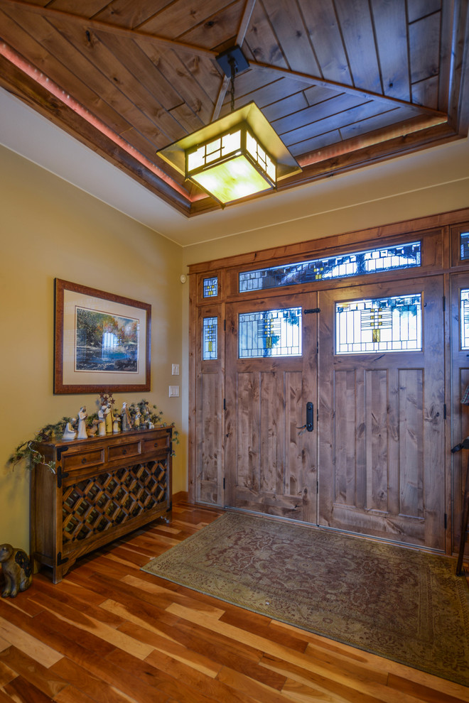 Eagles Landing Lodge Style 2 Story Saint Augusta, Mn Rustic Entry Minneapolis by