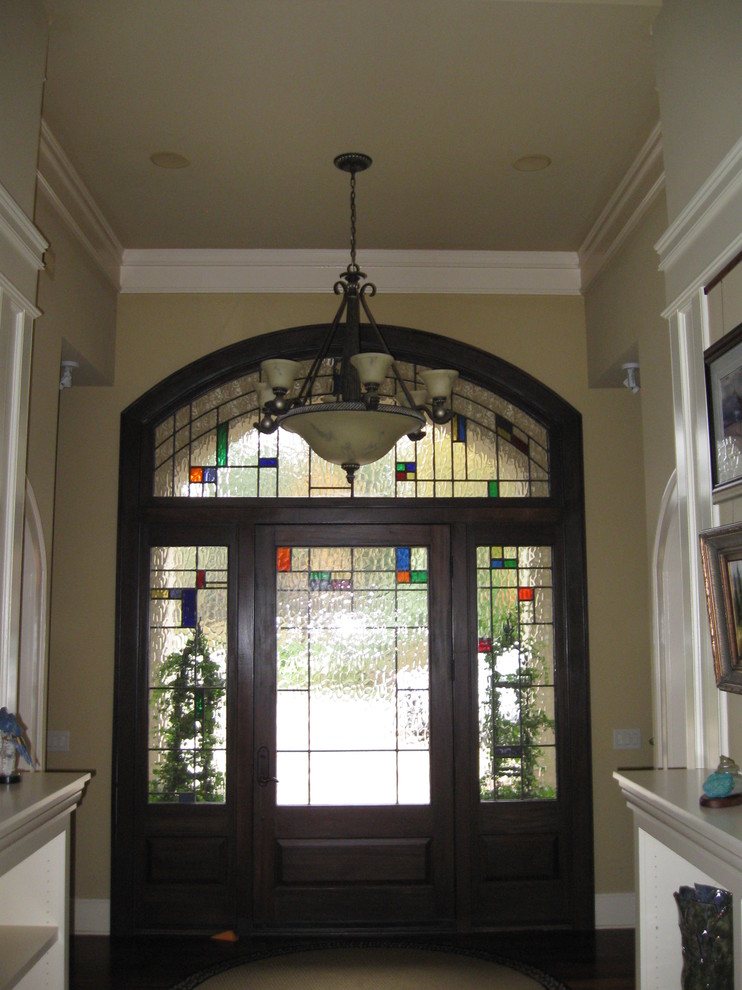 Inspiration for a timeless entryway remodel in Charlotte