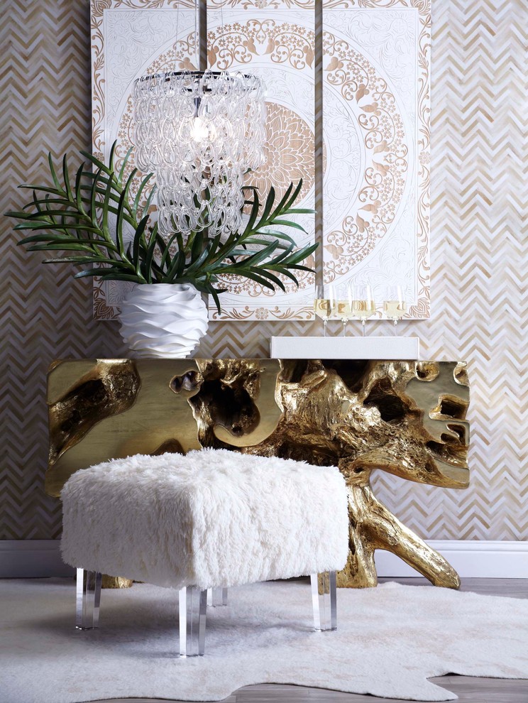 Elegant + Organic Entryway Contemporary Entry Los Angeles by Z