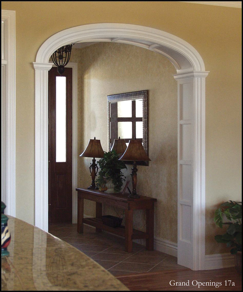 Elliptical Arched Cased Opening Unit - Traditional - Entry - Little ...