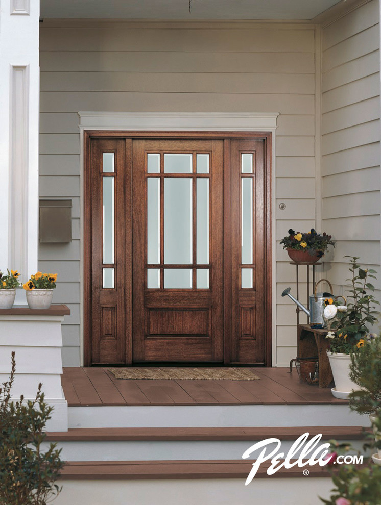 Enhance Your Home S Entryway With Pella Front Doors Contemporary Entry Cedar Rapids By Pella Windows And Doors
