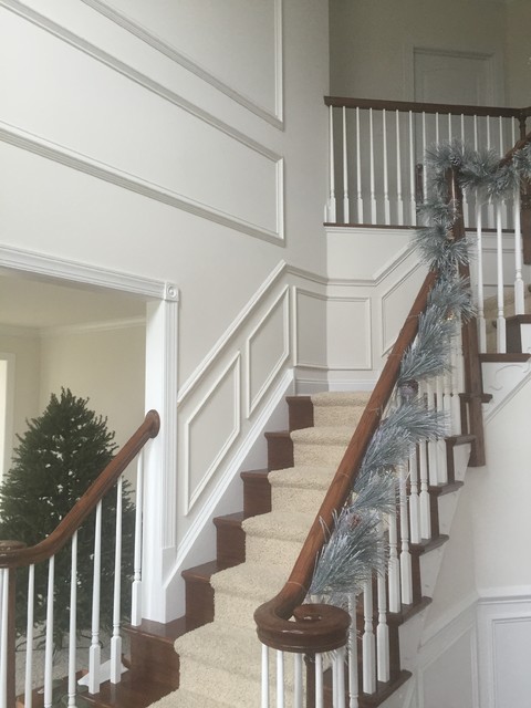 Entry Foyer - Traditional - Staircase - New York - by JL Molding Design ...