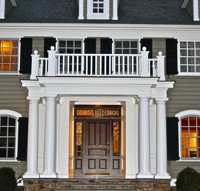 Entry Porticos Entry New York by Hiland Hall Turner Architects, P