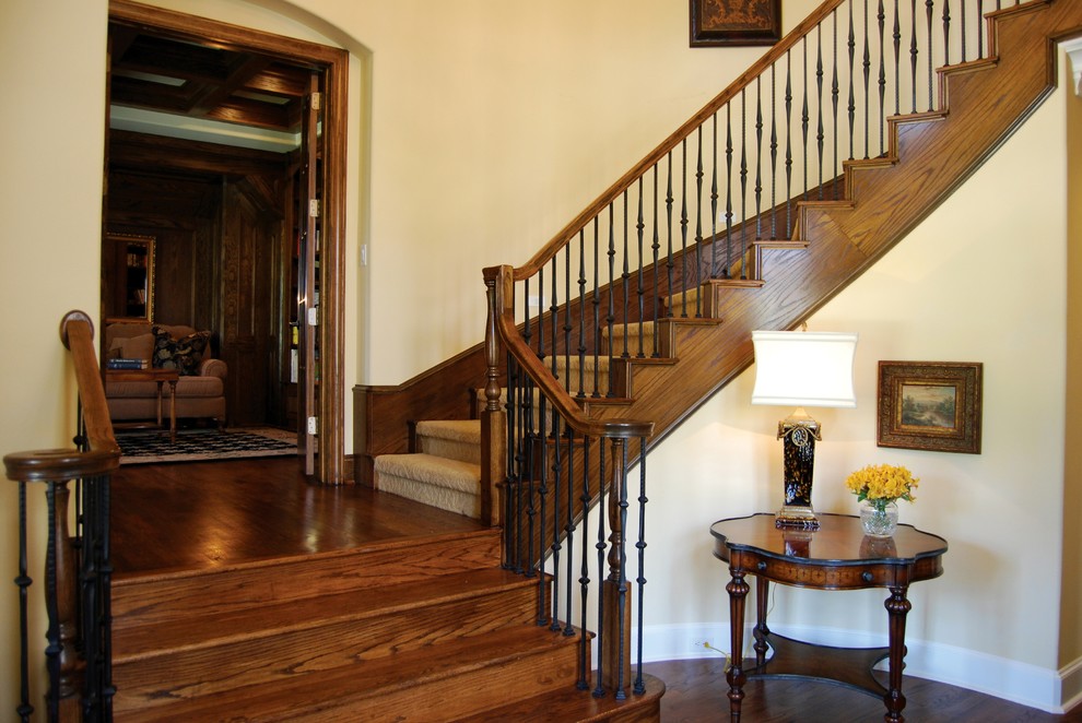 Entry Stairs - Traditional - Entrance - Dallas - by Joseph Paul Homes ...