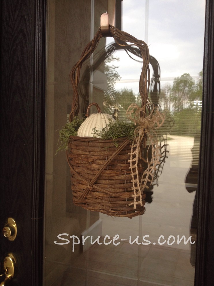 Inspiration for a rustic entryway remodel in Jacksonville