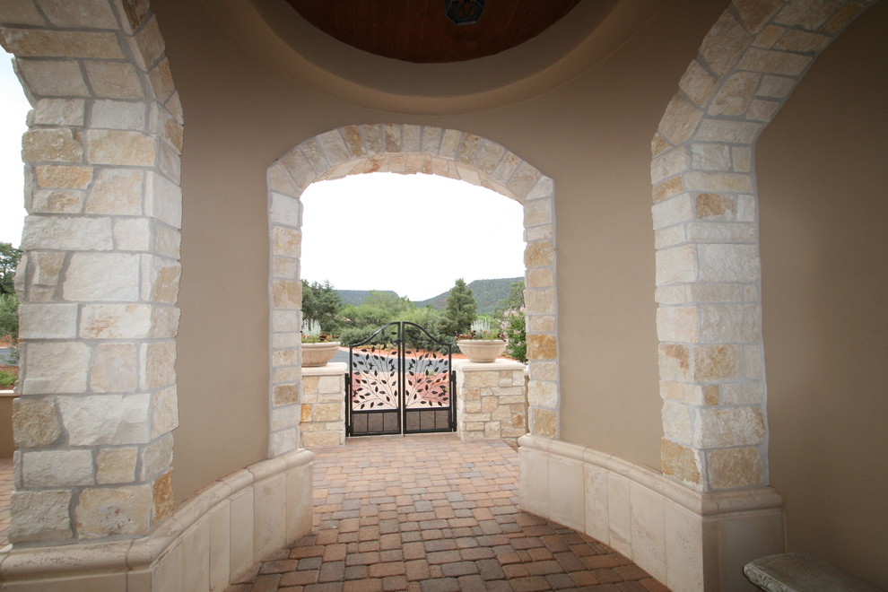 Tuscan entryway photo in Phoenix