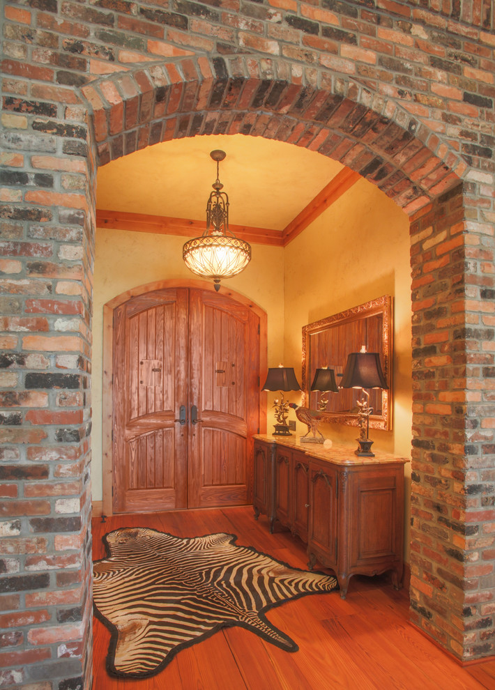 Inspiration for a rustic entrance in Tampa.