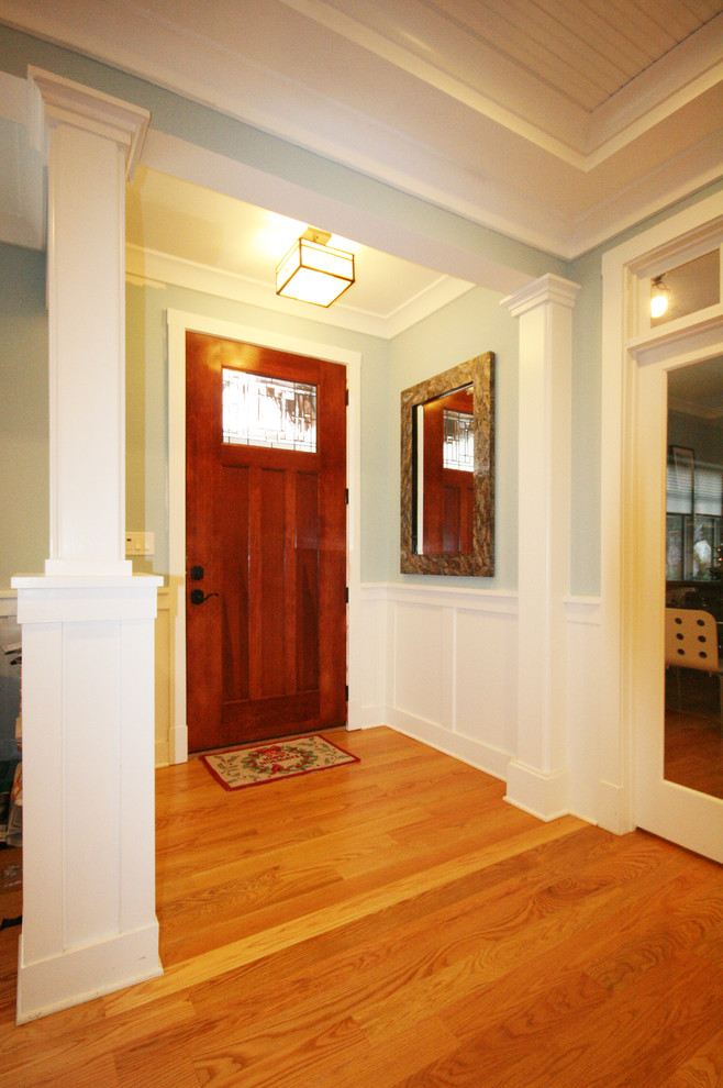 Franklin Street House Eclectic Entry DC Metro by Robert