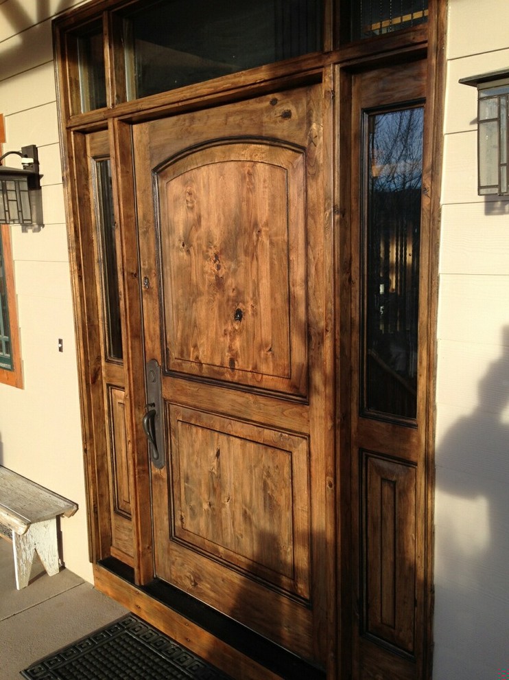 Front Door Refinish Craftsman Entry Denver by DPC Painting